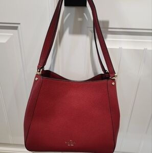 Kate Spade New York Triple Compartment Pebbled Handbag